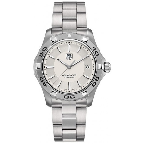 Tag Heuer Aquaracer Silver Dial Steel Men's Watch WAP1111-BA0831